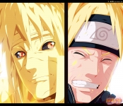 Padre e figlio: Minato e Naruto